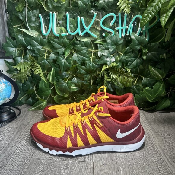 Nike Free Trainer 5.0 V6 AMP USC Trojans California Sz 11.5 723939-671 main image 6